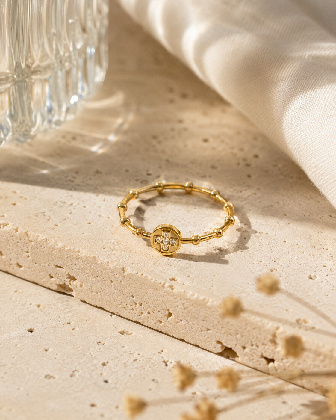 Elara Cross Ring