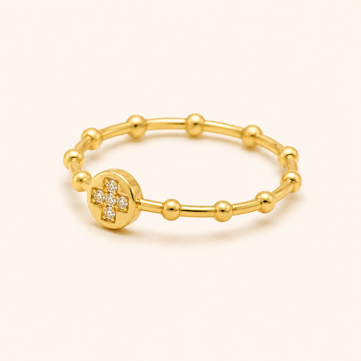 Elara Cross Ring