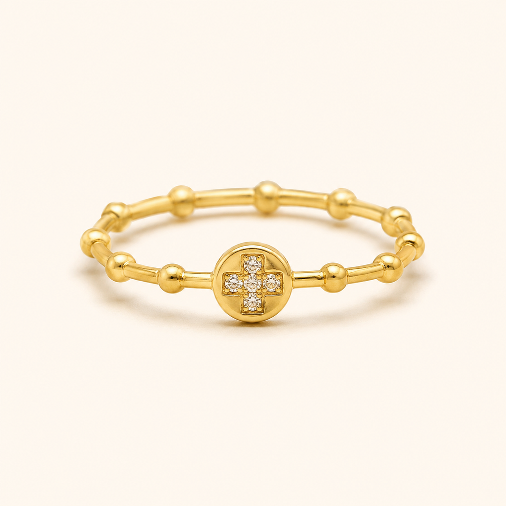Elara Cross Ring